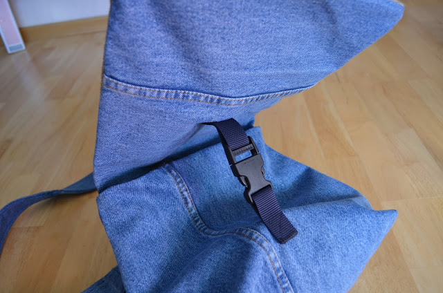 Tasche aus Kaffeesack Jeans Upcycling