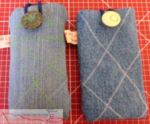 Handytasche aus Jeans – Upcycling